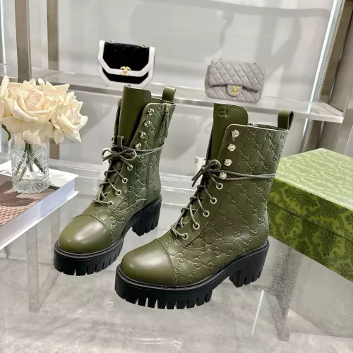 Replica Gucci Boots For Women #1382255 $128.00 USD for Wholesale