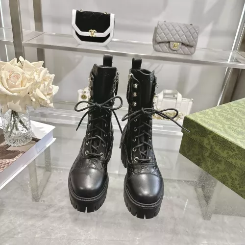 Replica Gucci Boots For Women #1382256 $128.00 USD for Wholesale