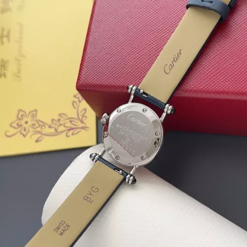 Replica Cartier AAA Quality Watches In Navy For Women #1382437 $135.00 USD for Wholesale