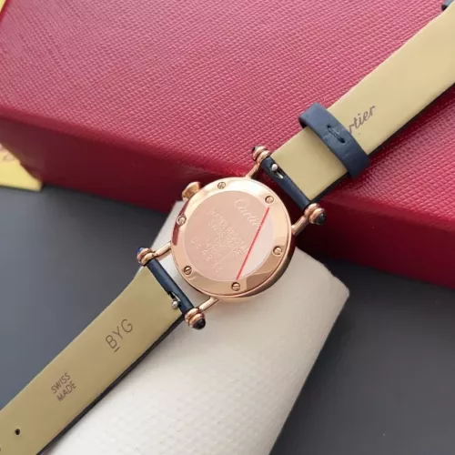 Replica Cartier AAA Quality Watches In Navy For Women #1382440 $135.00 USD for Wholesale