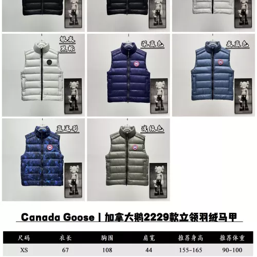 Replica Canada Goose Down Feather Coat Sleeveless For Unisex #1382484 $102.00 USD for Wholesale