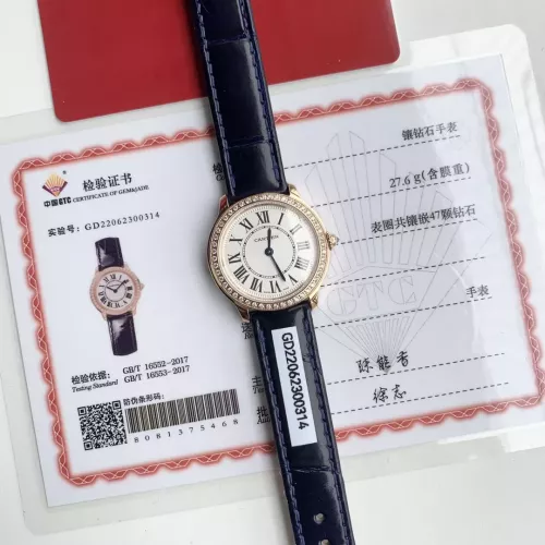 Cartier AAA Quality Watches For Women #1382728 $423.14 USD, Wholesale Replica Cartier AAA Quality Watches