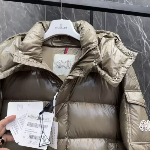 Replica Moncler Down Feather Coat Long Sleeved For Unisex #1383594 $195.00 USD for Wholesale