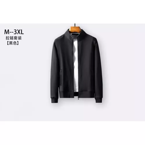 Replica Armani Tracksuits Long Sleeved For Men #1383983 $80.00 USD for Wholesale