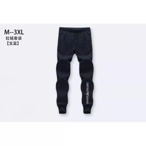 Replica Armani Tracksuits Long Sleeved For Men #1383985 $80.00 USD for Wholesale
