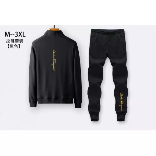 Salvatore Ferragamo Tracksuits Long Sleeved For Men #1383995