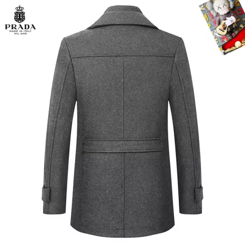 Replica Prada Coat Long Sleeved For Men #1385452 $80.00 USD for Wholesale