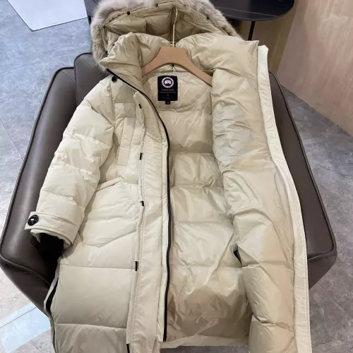 Replica Canada Goose Down Feather Coat Long Sleeved For Women #1387254 $257.85 USD for Wholesale