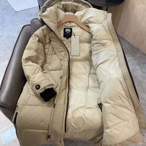 Replica Canada Goose Down Feather Coat Long Sleeved For Women #1387255 $257.85 USD for Wholesale