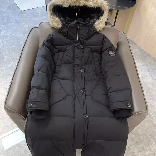 Canada Goose Down Feather Coat Long Sleeved For Women #1387256 $257.85 USD, Wholesale Replica Canada Goose Down Feather Coat