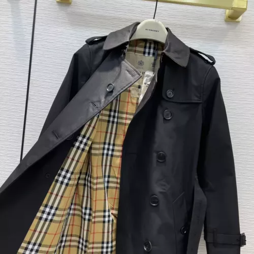 Replica Burberry Trench Coat Long Sleeved For Women #1387276 $162.00 USD for Wholesale