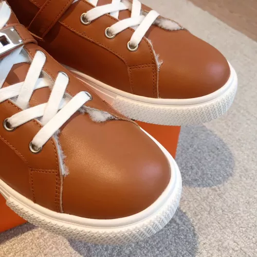 Replica Hermes High Tops Shoes For Women #1387549 $145.00 USD for Wholesale