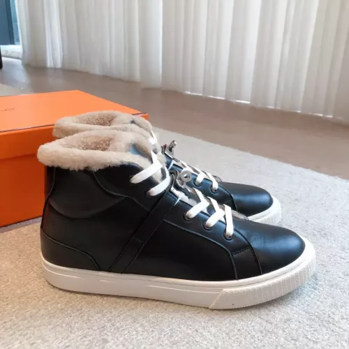 Replica Hermes High Tops Shoes For Men #1387552 $145.00 USD for Wholesale