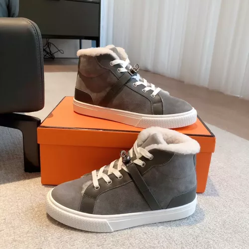 Hermes High Tops Shoes For Men #1387556 $145.00 USD, Wholesale Replica Hermes High Tops Shoes