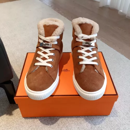 Replica Hermes High Tops Shoes For Men #1387558 $145.00 USD for Wholesale