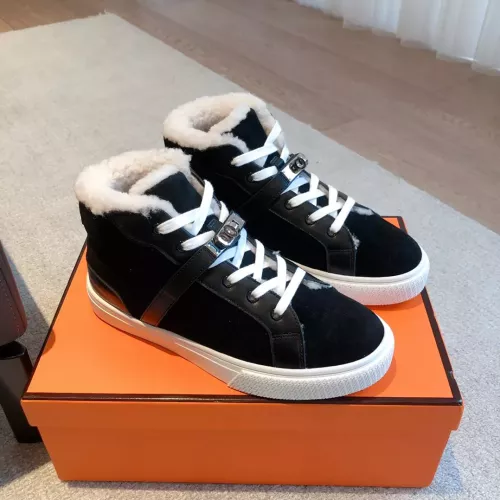 Replica Hermes High Tops Shoes For Men #1387560 $145.00 USD for Wholesale
