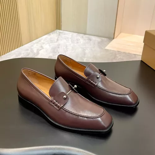 Replica Christian Louboutin Leather Shoes For Men #1387568 $172.00 USD for Wholesale