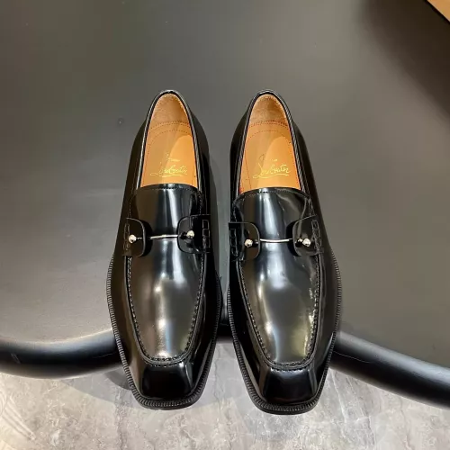 Replica Christian Louboutin Leather Shoes For Men #1387578 $172.00 USD for Wholesale