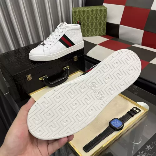 Replica Gucci High Tops Shoes For Men #1387722 $88.00 USD for Wholesale