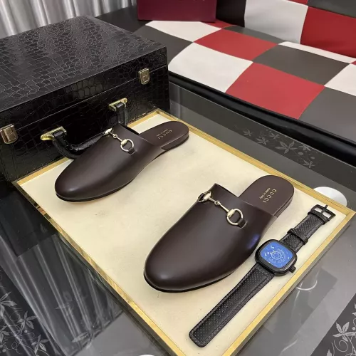 Replica Gucci Slippers For Men #1387858 $92.00 USD for Wholesale