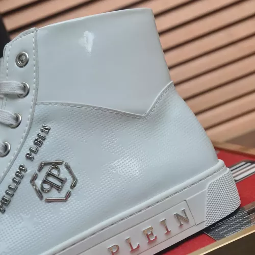 Replica Philipp Plein PP High Tops Shoes For Men #1387888 $92.00 USD for Wholesale