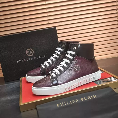 Philipp Plein PP High Tops Shoes For Men #1387889 $92.00 USD, Wholesale Replica Philipp Plein PP High Tops Shoes