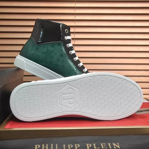 Replica Philipp Plein PP High Tops Shoes For Men #1387891 $92.00 USD for Wholesale
