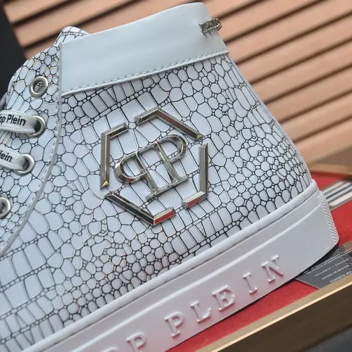 Replica Philipp Plein PP High Tops Shoes For Men #1387910 $92.00 USD for Wholesale
