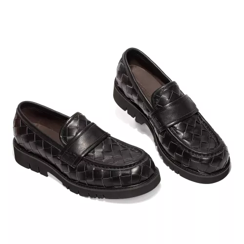 Bottega Veneta BV Leather Shoes For Women #1387965 $135.00 USD, Wholesale Replica Bottega Veneta BV Leather Shoes
