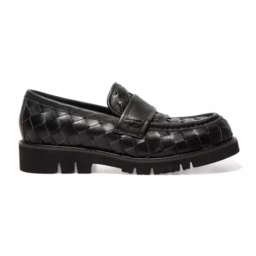 Replica Bottega Veneta BV Leather Shoes For Women #1387965 $135.00 USD for Wholesale