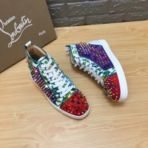 Replica Christian Louboutin High Top Shoes For Men #1388030 $96.00 USD for Wholesale