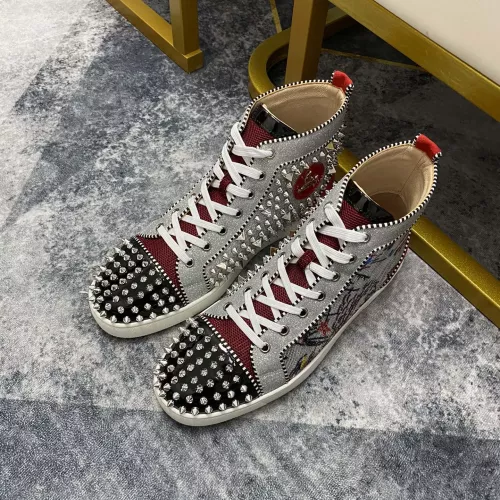 Replica Christian Louboutin High Top Shoes For Men #1388034 $96.00 USD for Wholesale