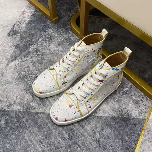 Replica Christian Louboutin High Top Shoes For Women #1388058 $102.00 USD for Wholesale