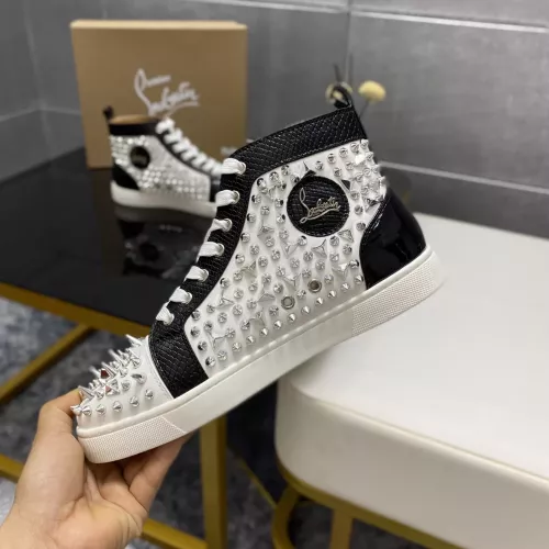 Replica Christian Louboutin High Top Shoes For Men #1388060 $98.00 USD for Wholesale