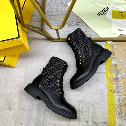 Replica Fendi Fashion Boots For Women #1388273 $108.00 USD for Wholesale