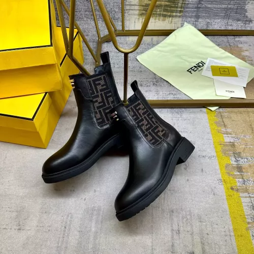 Replica Fendi Fashion Boots For Women #1388276 $108.00 USD for Wholesale