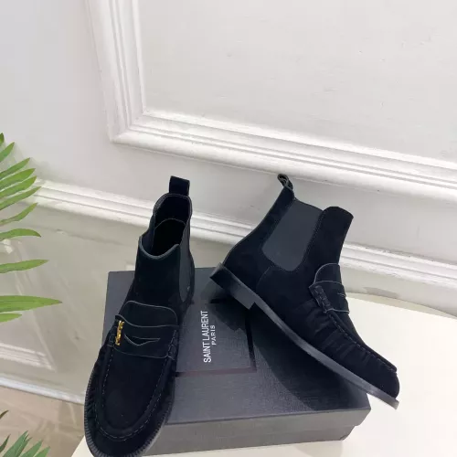 Replica Yves Saint Laurent YSL Boots For Women #1388348 $140.00 USD for Wholesale