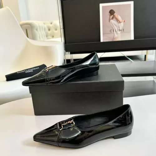 Replica Yves Saint Laurent YSL Flat Shoes For Women #1388547 $108.00 USD for Wholesale