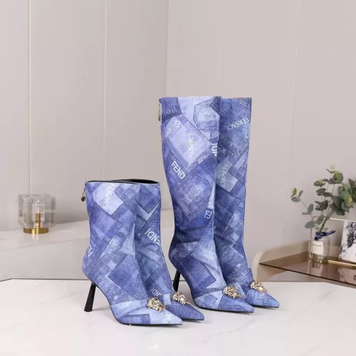 Replica Versace Boots For Women #1388581 $112.00 USD for Wholesale
