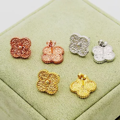 Replica Van Cleef & Arpels Earrings For Women #1388765 $25.00 USD for Wholesale