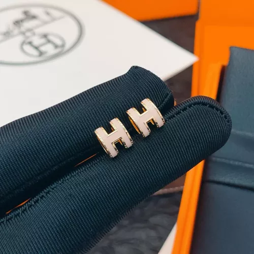 Replica Hermes Earrings For Women #1389227 $34.00 USD for Wholesale