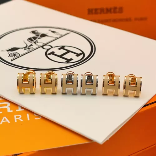 Replica Hermes Earrings For Women #1389230 $34.00 USD for Wholesale
