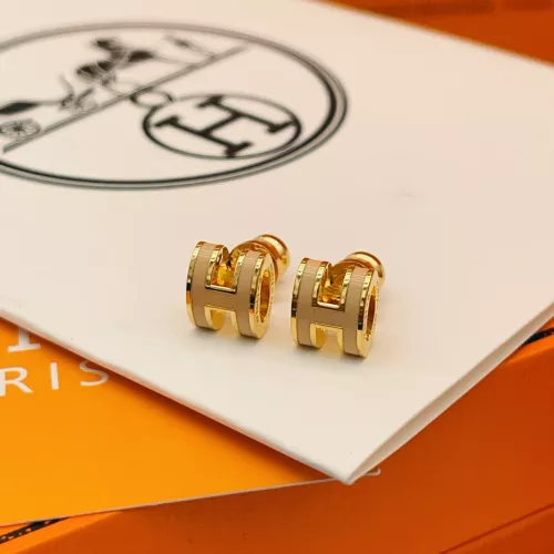Replica Hermes Earrings For Women #1389231 $34.00 USD for Wholesale