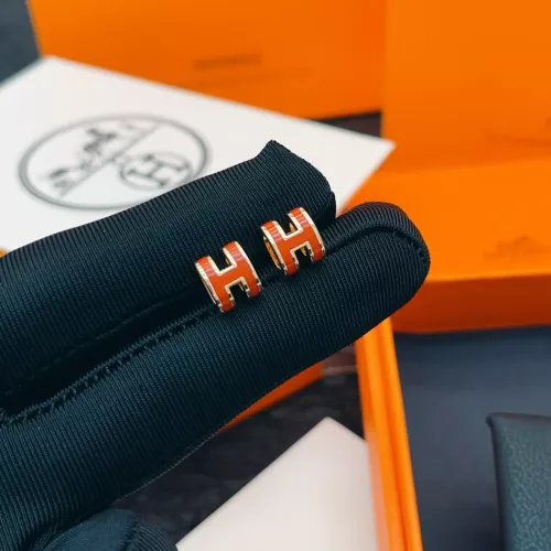 Replica Hermes Earrings For Women #1389236 $34.00 USD for Wholesale