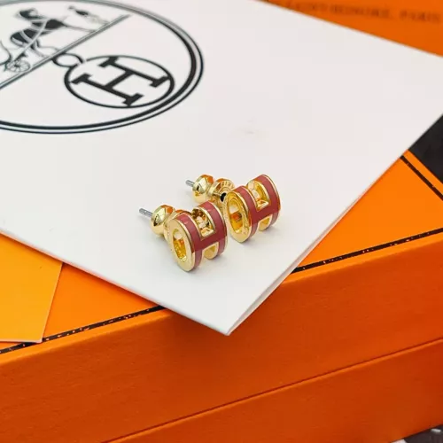 Replica Hermes Earrings For Women #1389240 $34.00 USD for Wholesale
