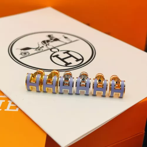 Replica Hermes Earrings For Women #1389243 $34.00 USD for Wholesale