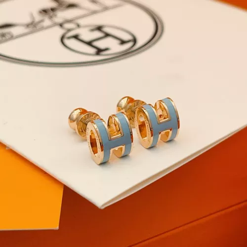 Replica Hermes Earrings For Women #1389246 $34.00 USD for Wholesale