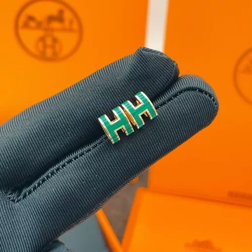 Replica Hermes Earrings For Women #1389249 $34.00 USD for Wholesale