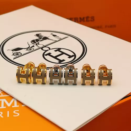 Replica Hermes Earrings For Women #1389253 $34.00 USD for Wholesale
