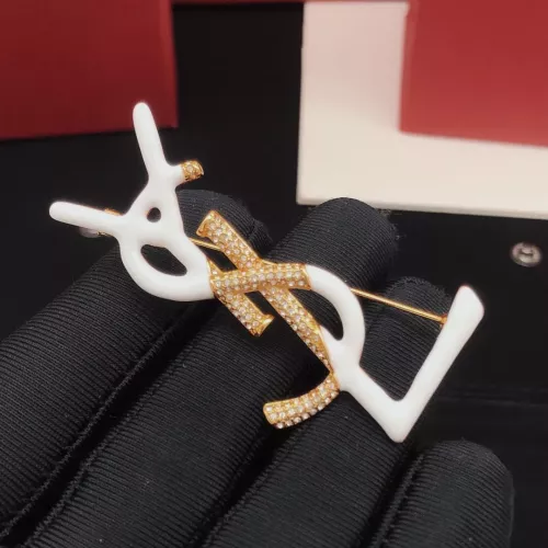 Replica Yves Saint Laurent Brooches For Women #1389543 $29.00 USD for Wholesale